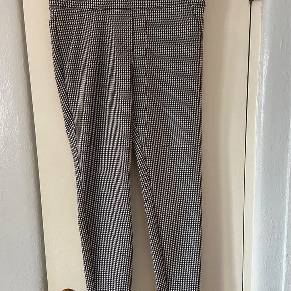 Cooper & Ella Pants Size S Black White Stretch Pullon - Picture 2 of 7
